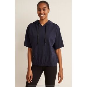 BOGNER LUCIA HOODIE SS SWEATSHIRT SOFT MODAL GOLF CASUAL SPORTY ELASTIC HEM S